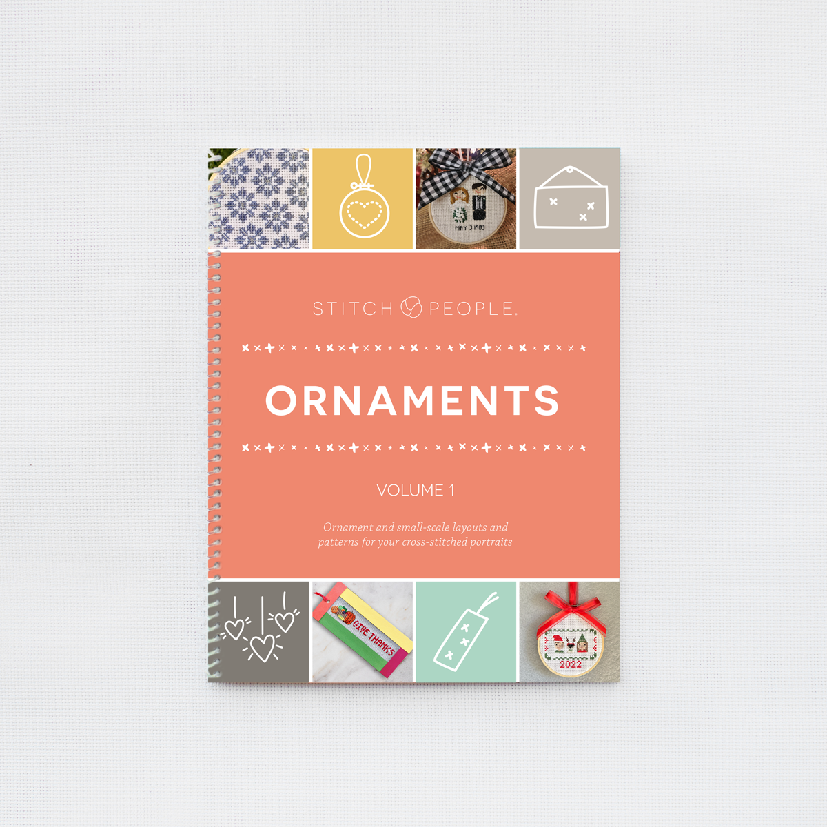 Stitch People Ornaments — Cross-Stitch Pattern Book