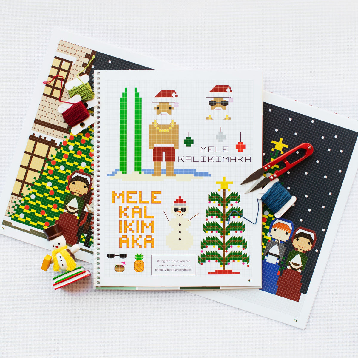 Holiday Backgrounds — Cross-Stitch Pattern Book