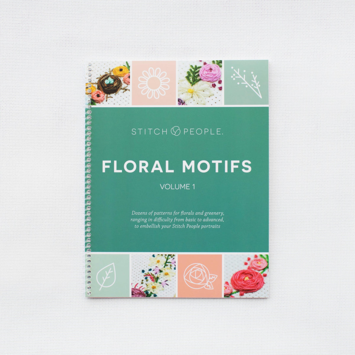 Floral Motifs Vol. 1 — Embroidered Florals Pattern Book