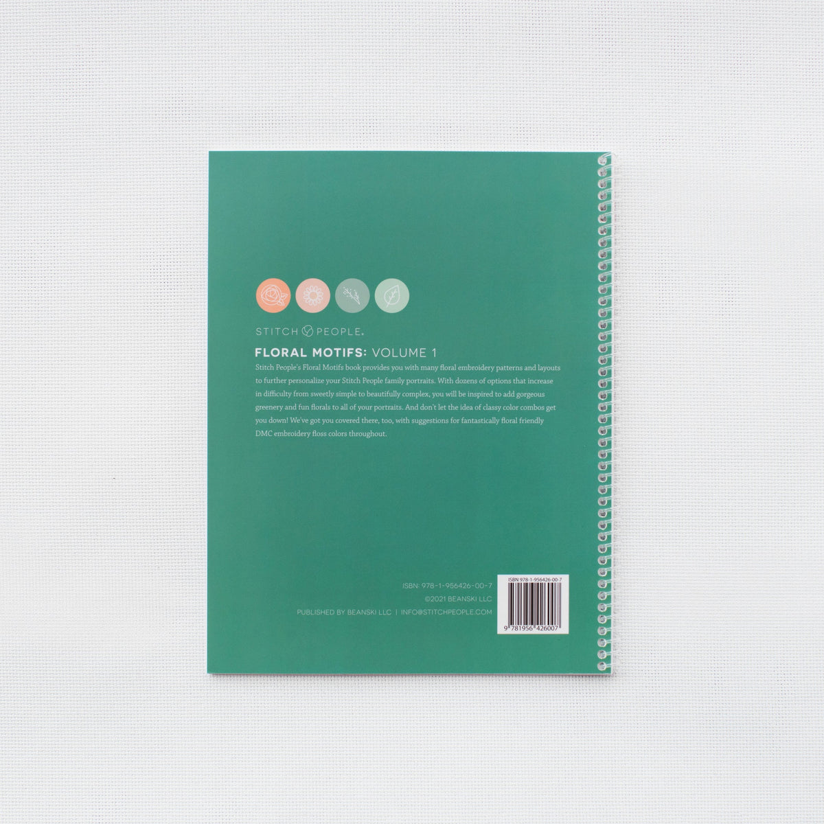 Floral Motifs Vol. 1 — Embroidered Florals Pattern Book