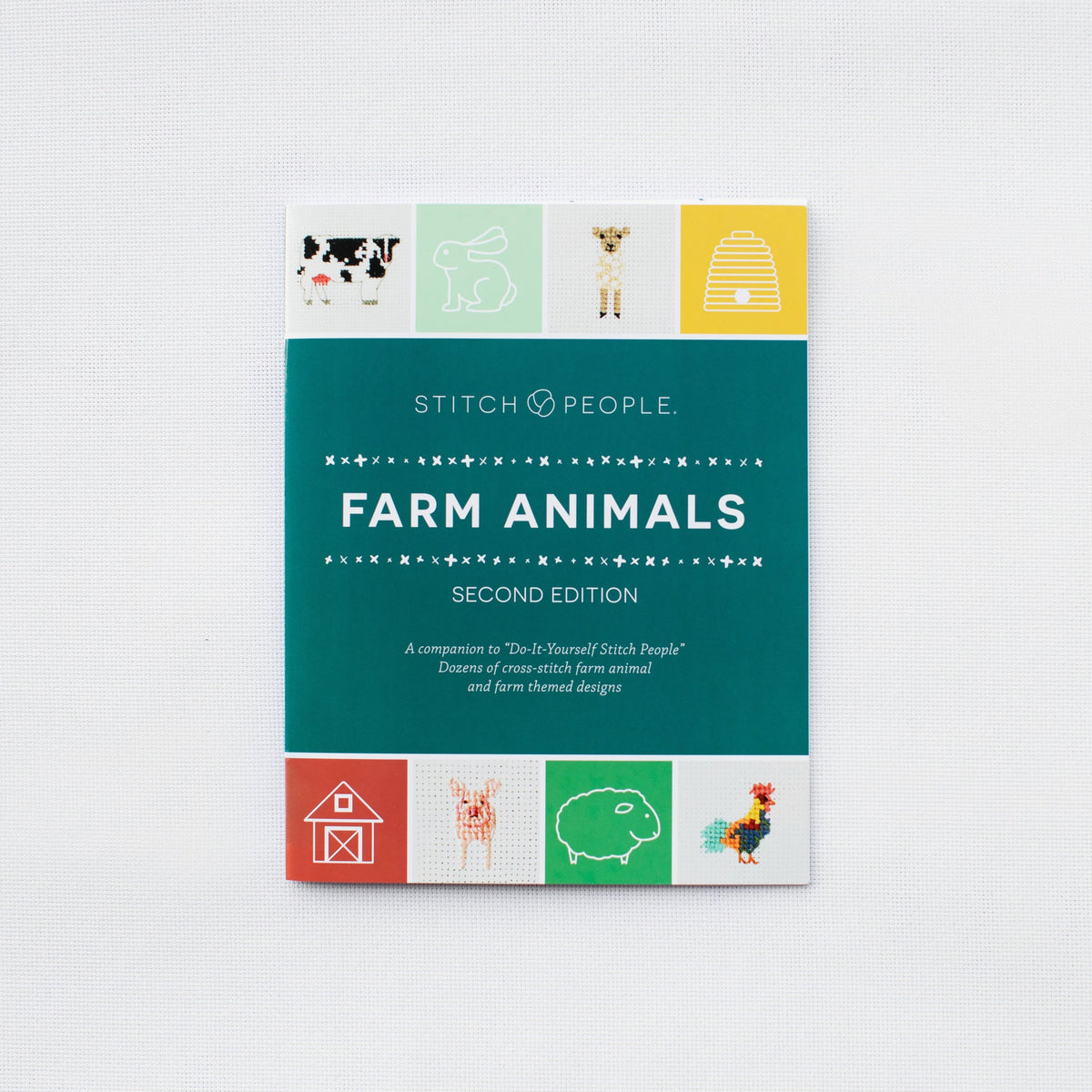 Stitch People Farm Animals — Cross-Stitch Pattern Book