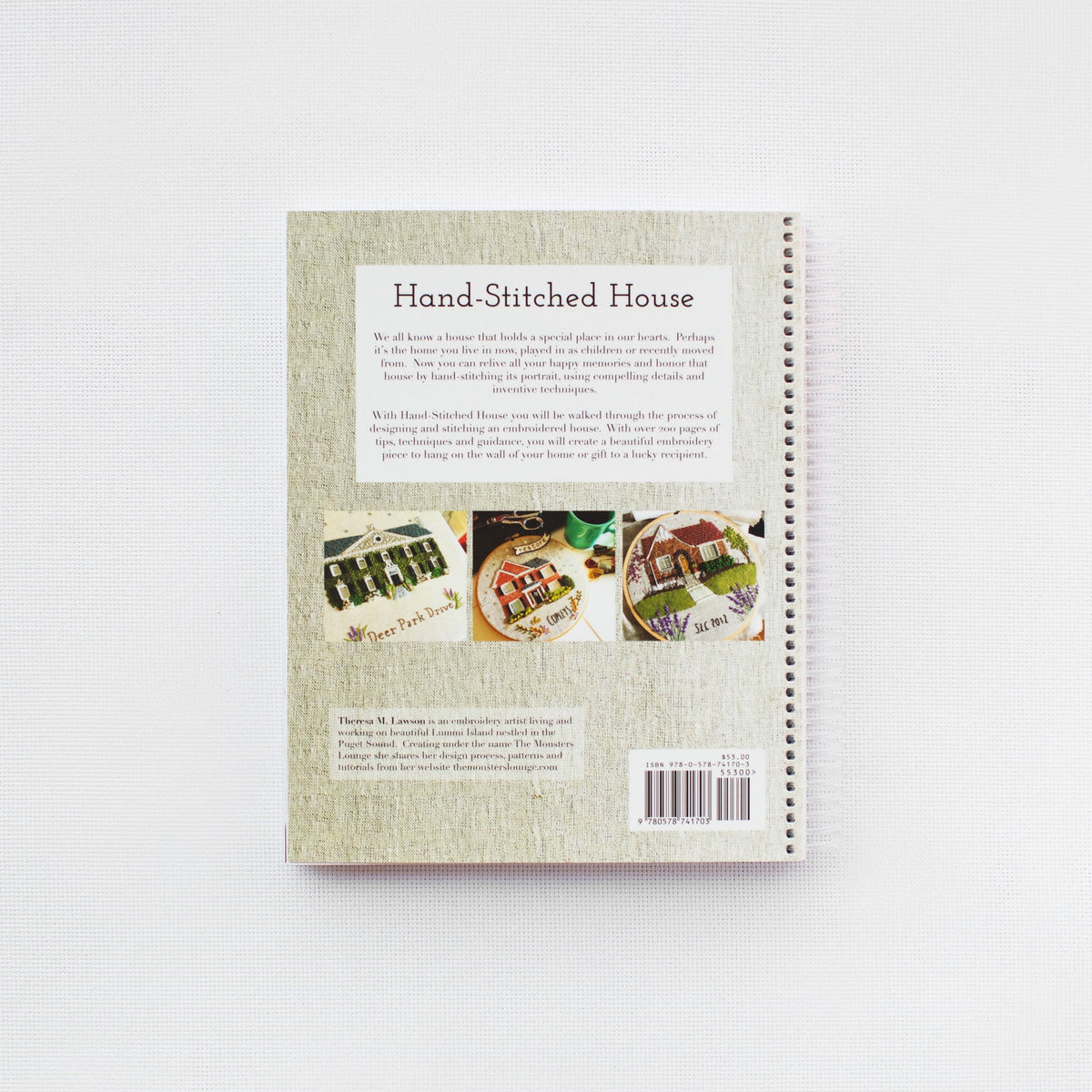 Hand-Stitched House — Embroidery Book
