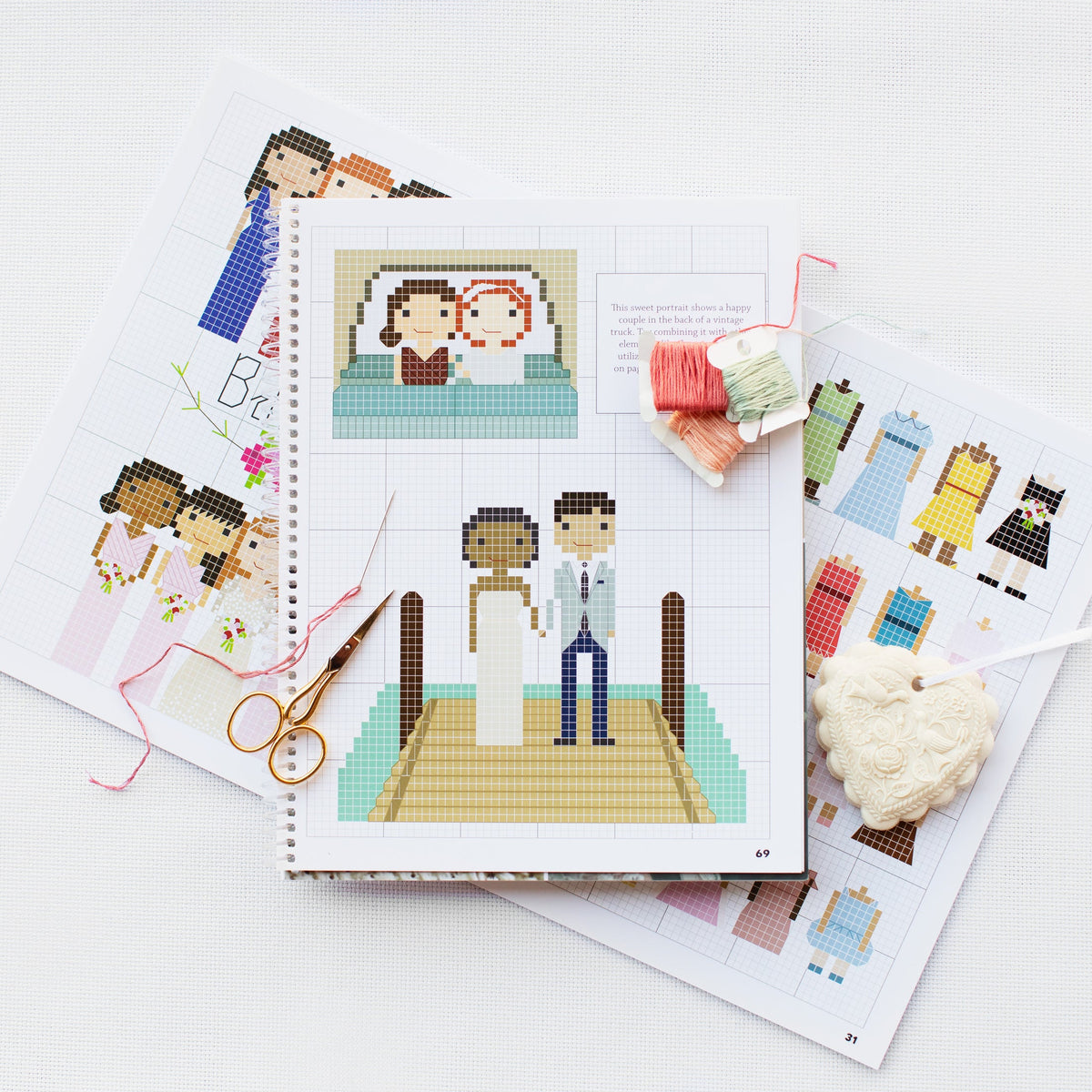 Stitch People Weddings — Cross-Stitch Pattern Book