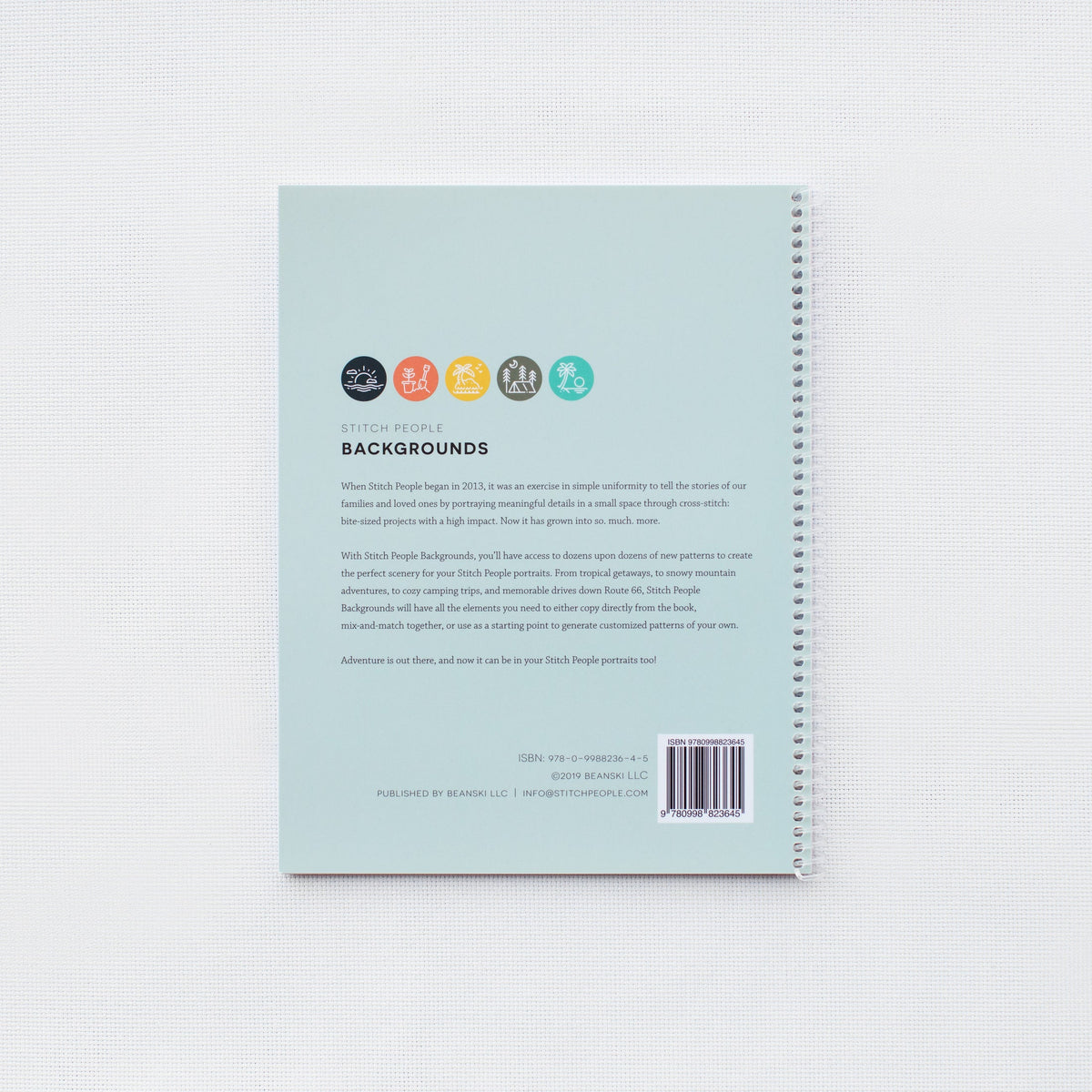 Stitch People Backgrounds — Cross Stitch Pattern Book