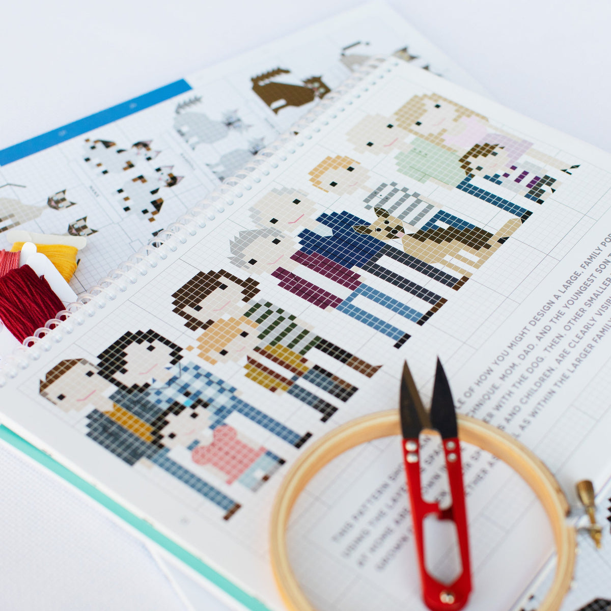 Do-It-Yourself Stitch People — Mix-and-Match Cross-Stitch Portrait Pattern Book