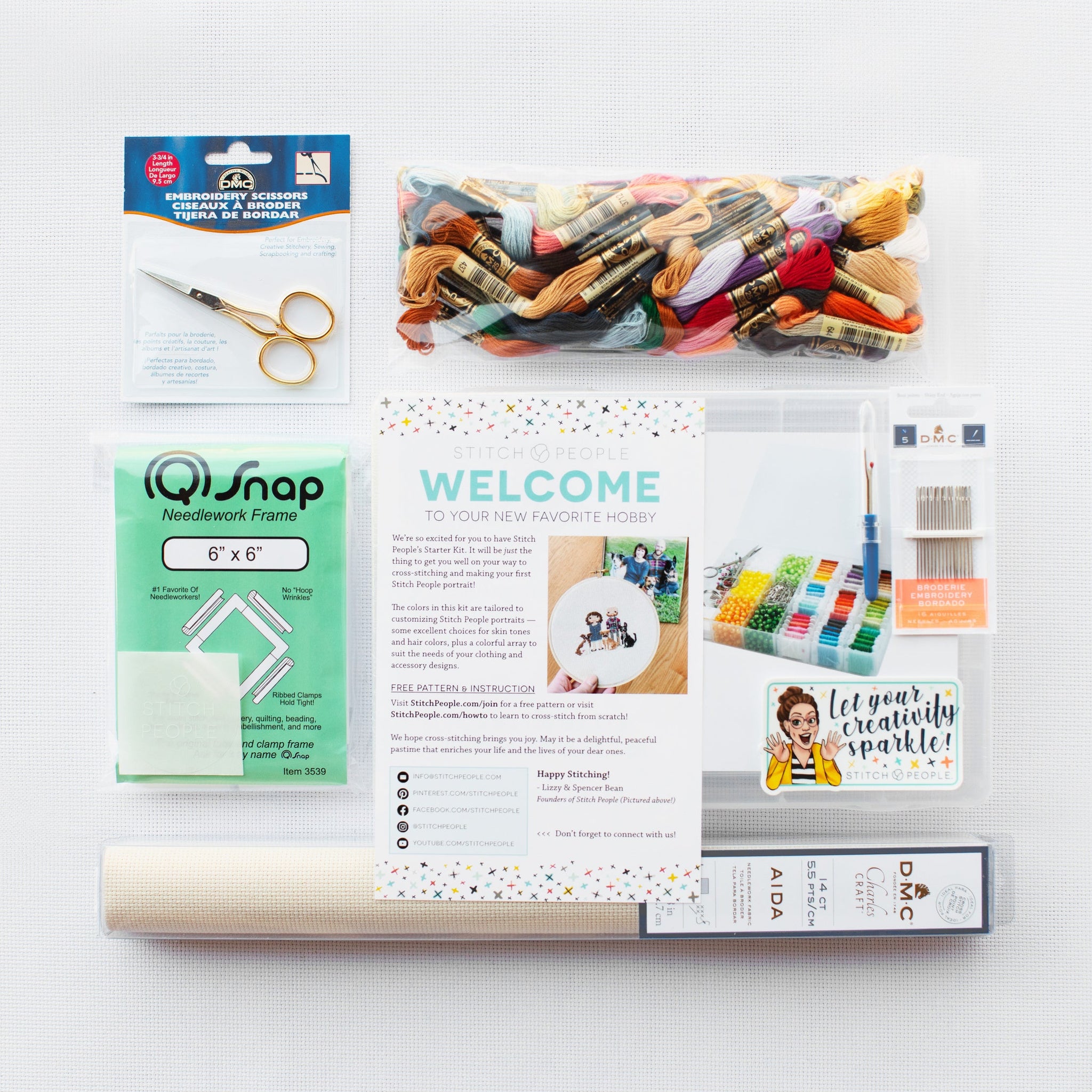 Stitch People Cross-Stitch Starter Kit