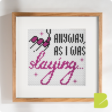 As I Was Slaying — Cross-Stitch Pattern