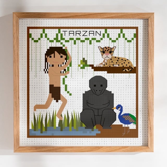 Tarzan — Cross-Stitch Pattern