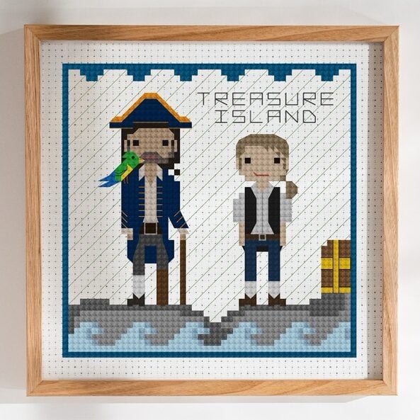 Treasure Island — Cross-Stitch Pattern