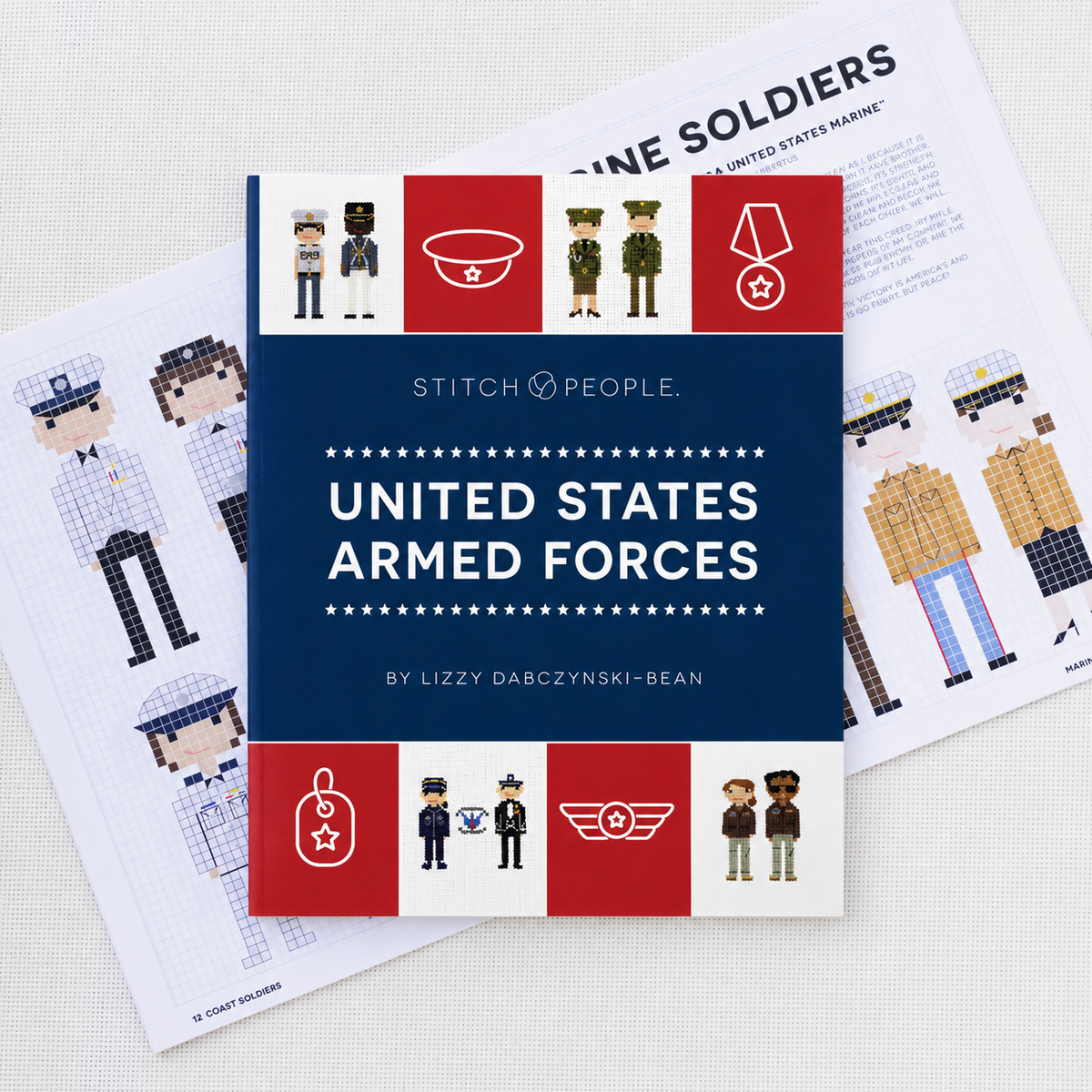 United States Armed Forces — Cross-Stitch Pattern Book