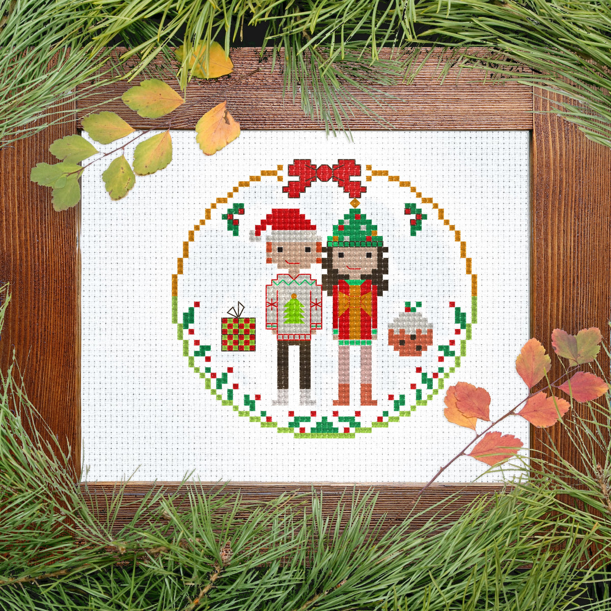 Christmas Sweaters — Cross-Stitch Pattern