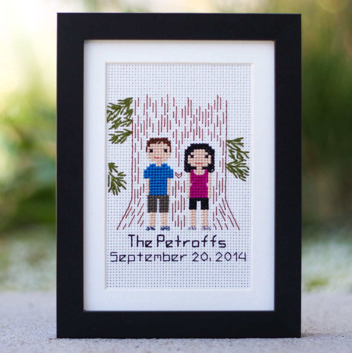 Stitch People Backgrounds — Cross Stitch Pattern Book
