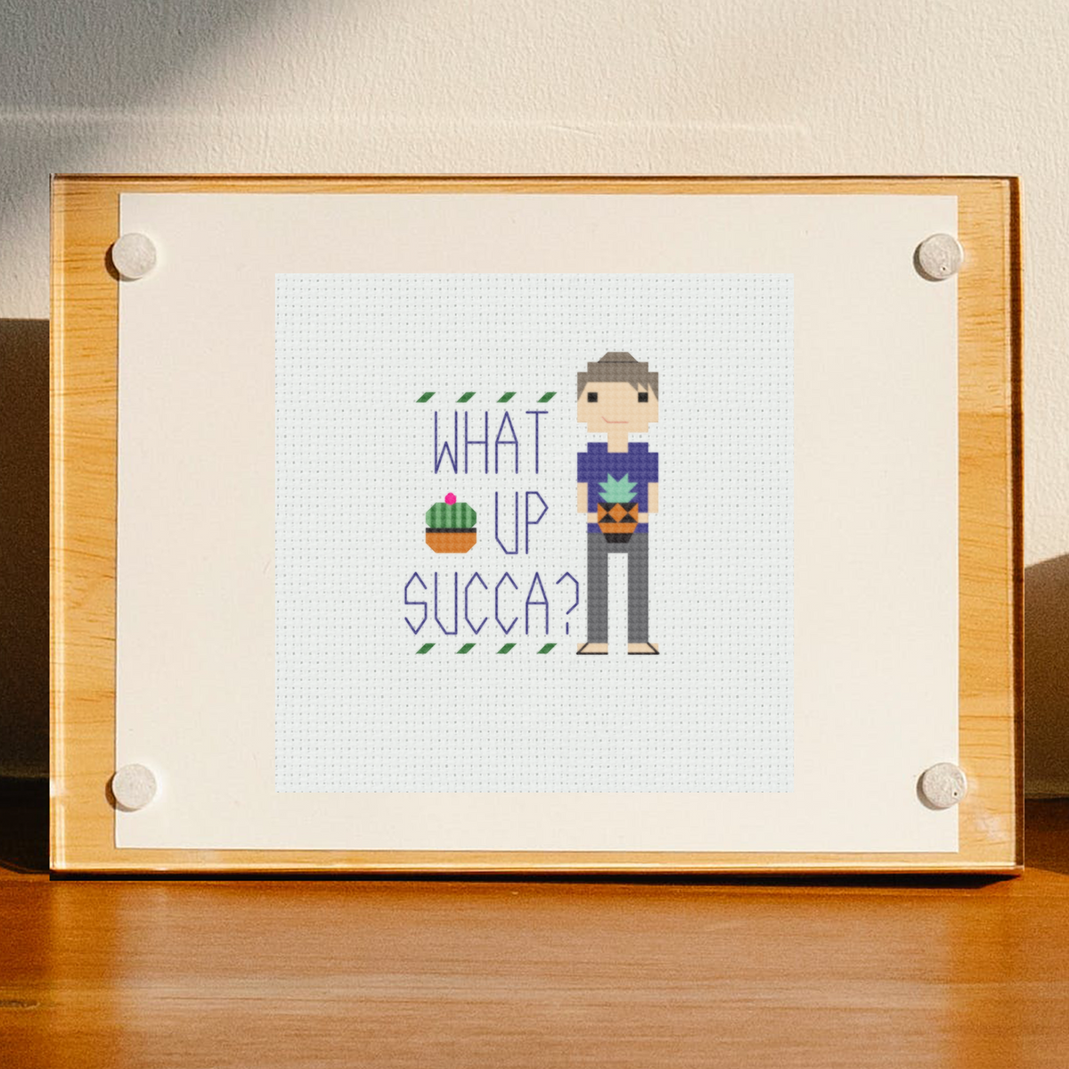 What's Up, Succa? — Cross-Stitch Pattern