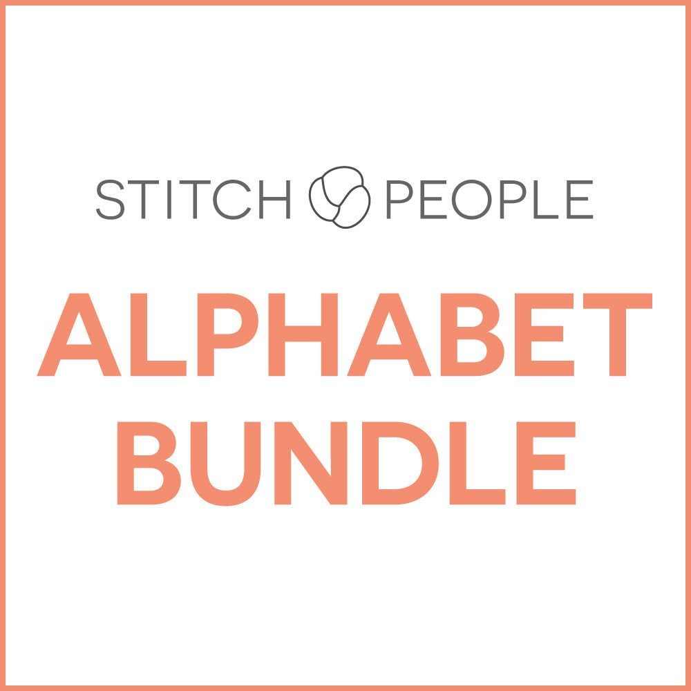Alphabet Bundle: All Alphabets — Cross-Stitch Patterns