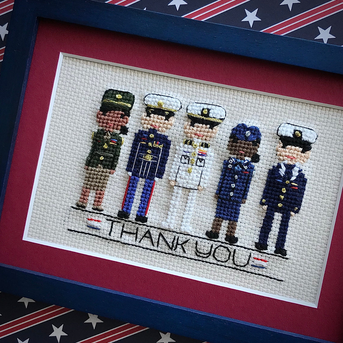 United States Armed Forces — Cross-Stitch Pattern Book