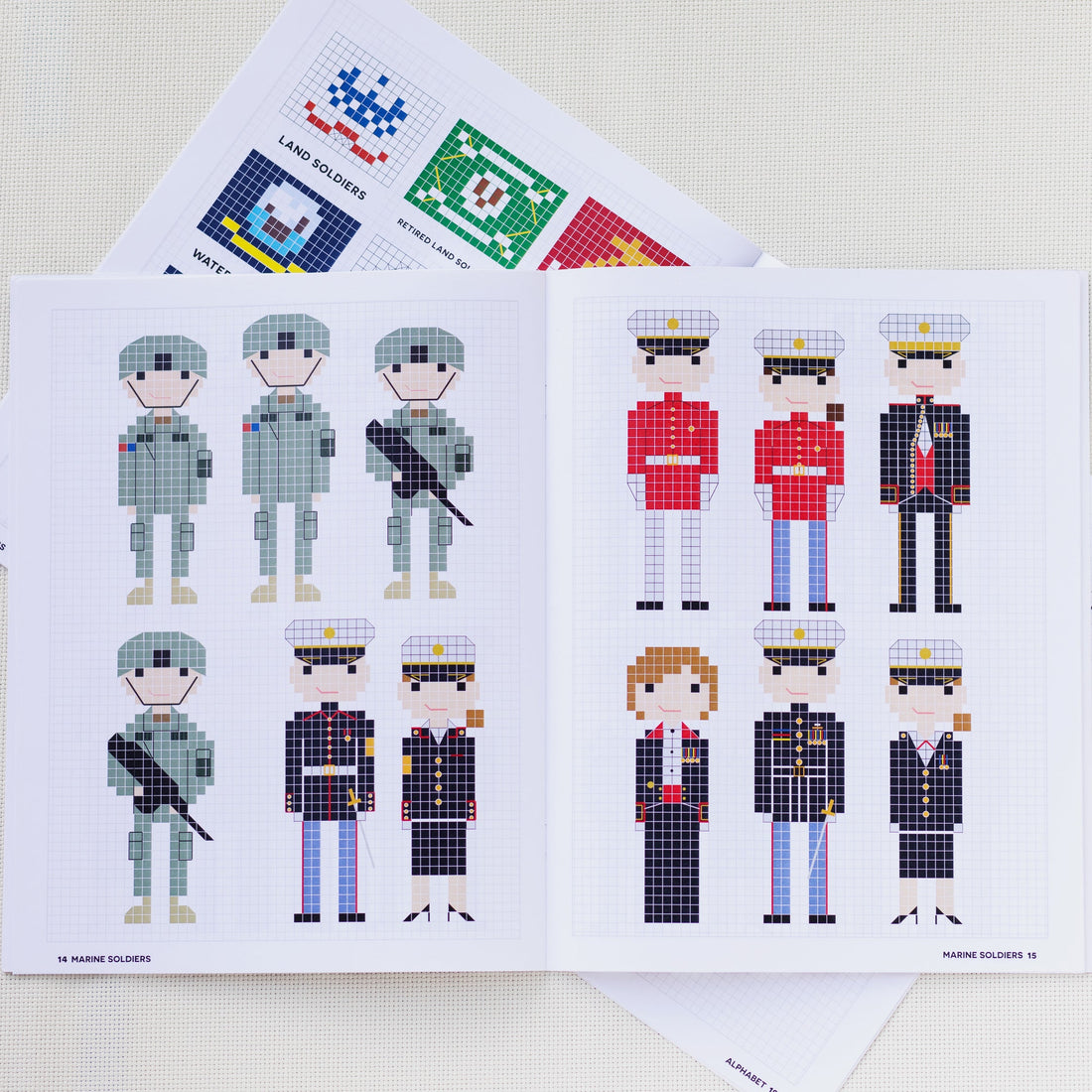 United States Armed Forces — Cross-Stitch Pattern Book