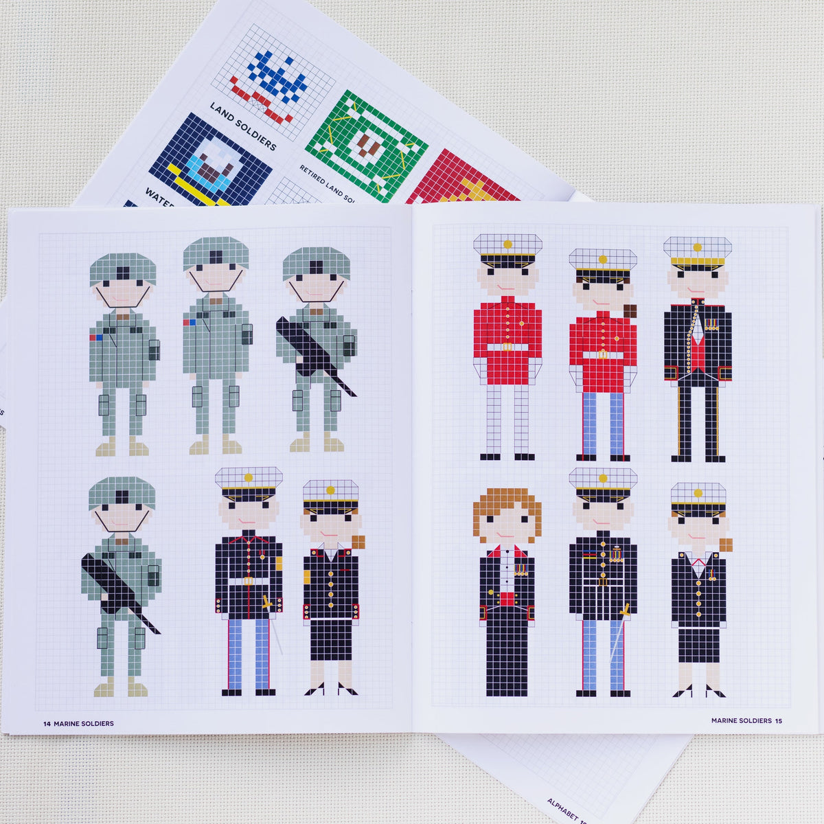 United States Armed Forces — Cross-Stitch Pattern Book