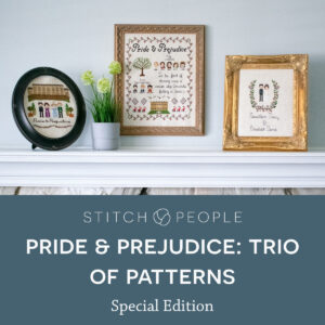 Pride & Prejudice Trio of Patterns