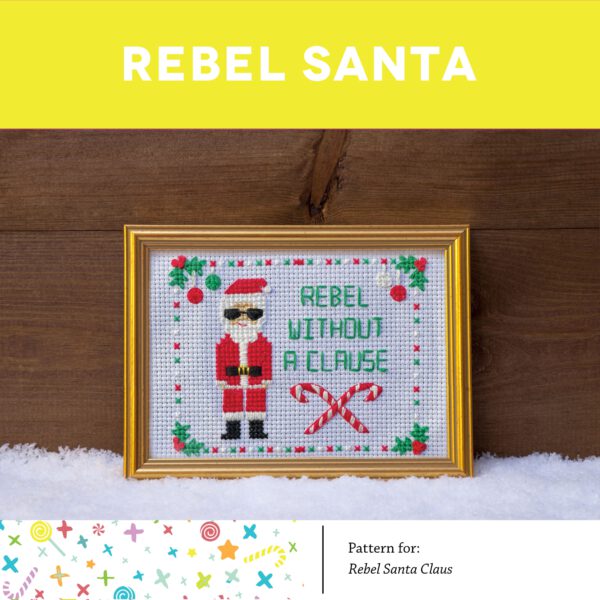 Stitch People Rebel Santa Pattern