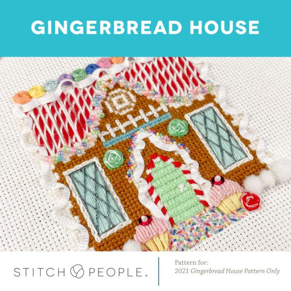 Stitch People Gingerbread House