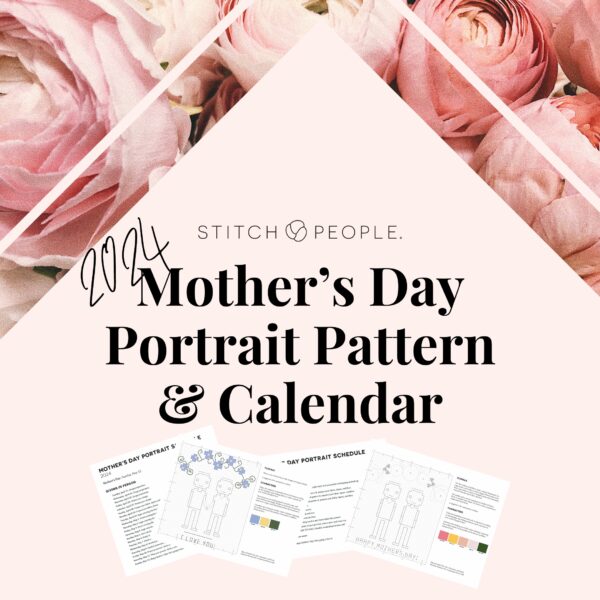 Mother's Day Portrait Pattern and Calendar